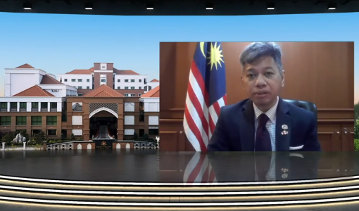 The keynote speech from Ambassador of Malaysia to China, HE Datuk Nurshirwan Zainal Abidin, which was streamed live from Beijing. 
