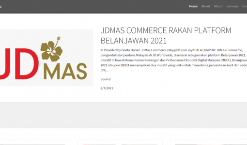 JDMas Commerce Rakan Platform Belanjawan 2021
